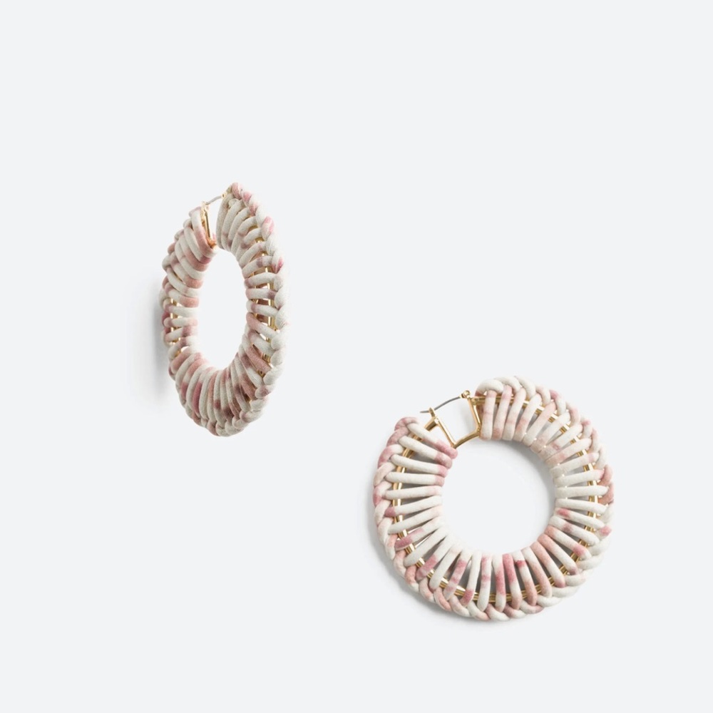 VINCE CAMUTO JEWELRY Daniella Leather Wrap Hoop Earring
